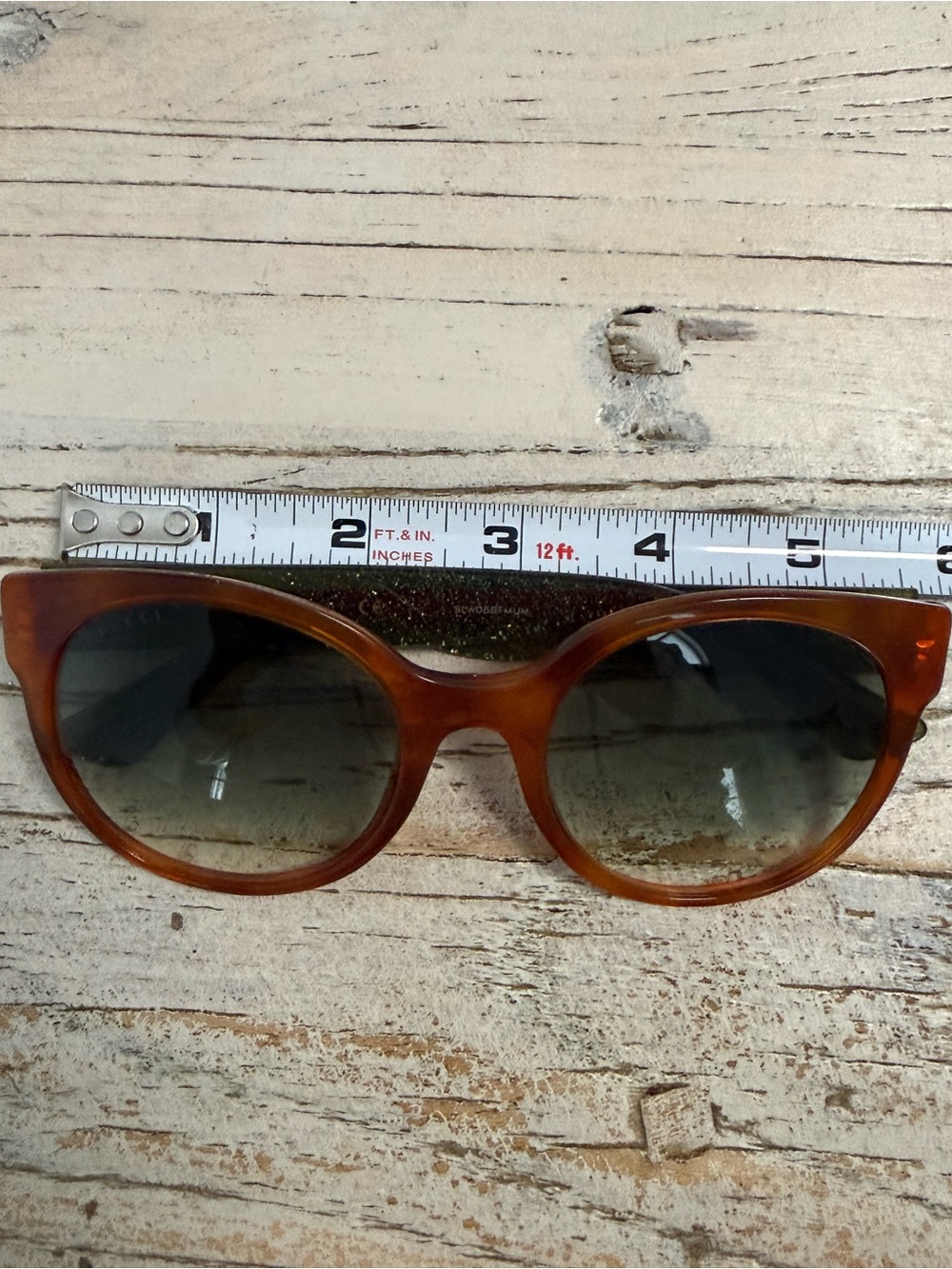 Gucci Women’s Sunglass Frames GG0035SN Green/Red Web Stripe - Picture 8 of 9